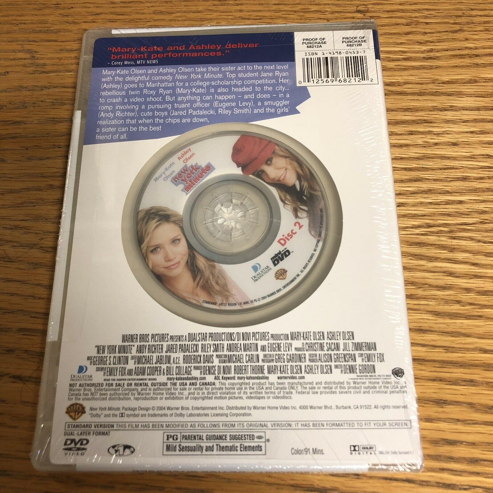 New York Minute (Mini-DVD, 2005) SEALED Mary-Kate Ashley Olsen Eugene ...