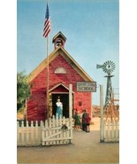 Knott&#39;s Berry Farm Ghost Town Little Red School House  Postcard Buena Pa... - $5.00
