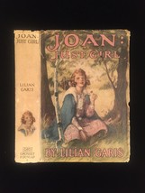 1924 "Joan: Just Girl" by Lilian Garis frame-ready dust jacket (no book)