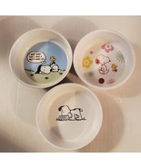 Peanuts Snoopy Woodstock dog cat dish ceramic bowl Gibson 5&quot; dia NEW - c... - $12.99