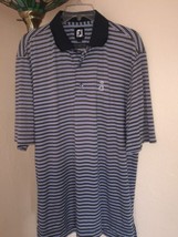 Men&#39;s FootJoy Lightweight Stretchy Golf Polo Shirt Sz Large &quot;The Farms&quot; - $44.54