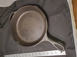 2 - 8 in and 10.5in Cast Iron Skillet Smooth Bottom Sits Flat MadeinTaiwan