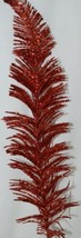 Tii Collections G3229 Red Swirled Decorative Tinsel Feather image 2