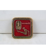 Vintage Summer Olympic Pin - Gymnastics Moscow 1980 - Stamped Pin - $15.00