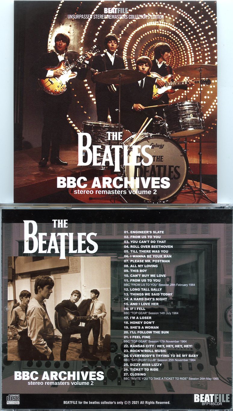 The Beatles - BBC Archives Stereo Remasters Vol. 2 ( BEATFILE 2021 ) - CDs