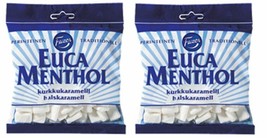 Fazer Eucamenthol throat pastilles, 200g x 2, Finland - $11.88