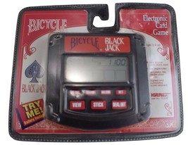 1994 Tiger Bicycle Video Black Jack Electronic Card Game New Sealed 75-035 - $9.99