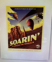 Disney Parks Soarin' Around the World Attraction Poster Art Print 16 x 20 More