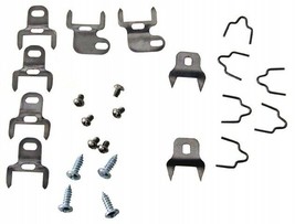 1962 Late Corvette Clip Set Door Post Weatherstrip 24 Piece - $64.30