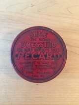 Vintage 40s Pecard Shoe Dressing tin packaging (mostly full)