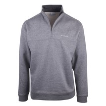 Columbia Men's Charcoal Heather Hart Mountain II Half Zip Fleece Sweater (030) - $27.69