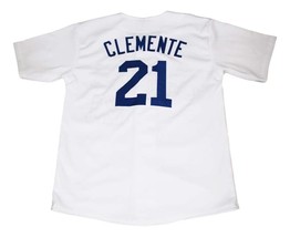 Clemente #21 Santurce Crabbers Baseball Jersey Button Down White Any Size image 2
