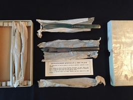 Vintage Reed & Barton Fish/Fruit Knife Set of 6 with original wrap and box image 2