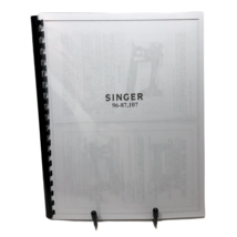 Sewing Machine Manual Singer 96-87 & 107 Printed Bound Copy Enlarged Size 23 Pg - $3.99