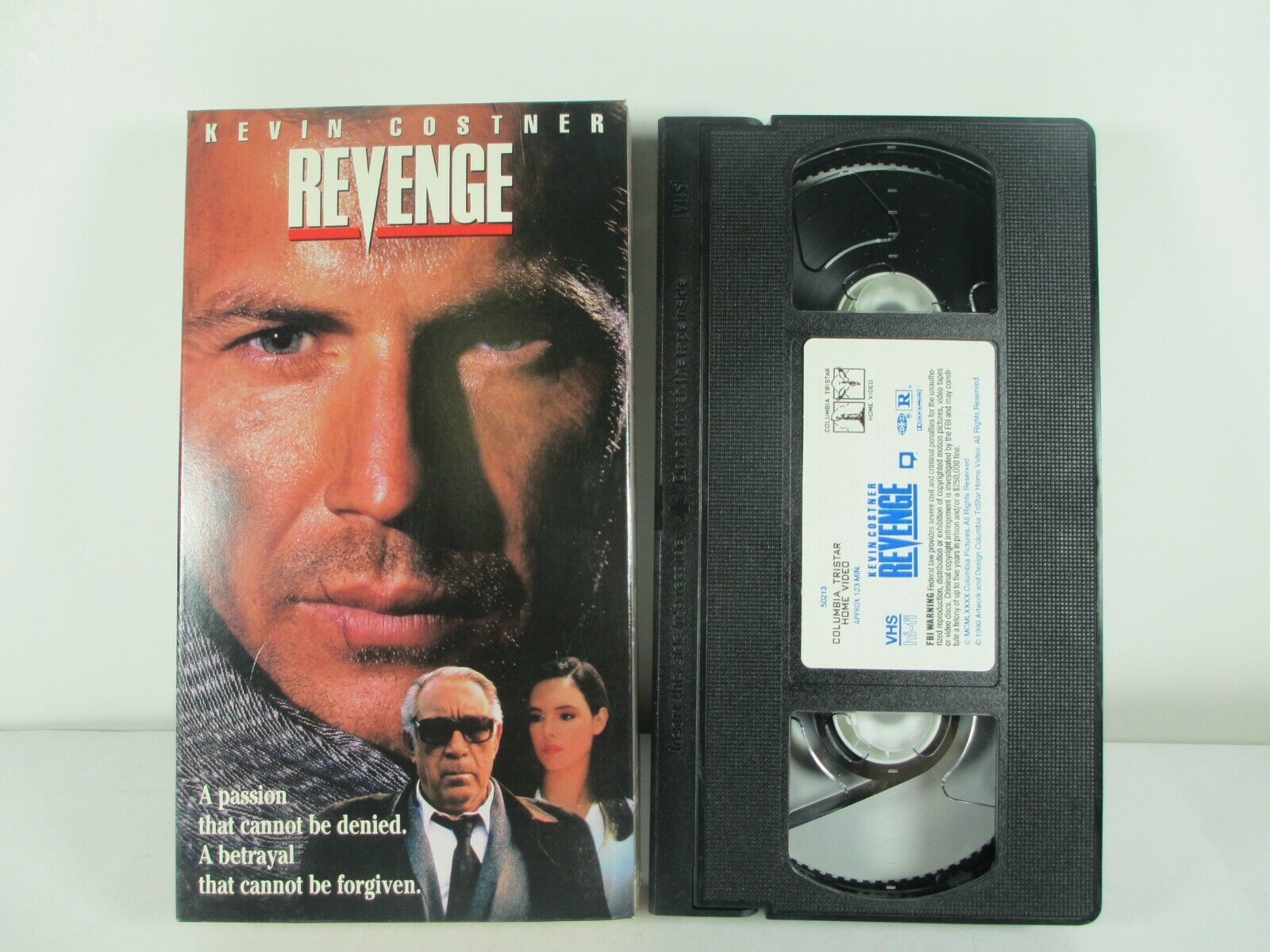 Revenge (VHS Tape Movie, 1990) Kevin Costner Madeleine Stowe Anthony ...