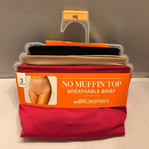 Blissful Benefits By Warner's No Muffin Top 3-Pack Breathable
