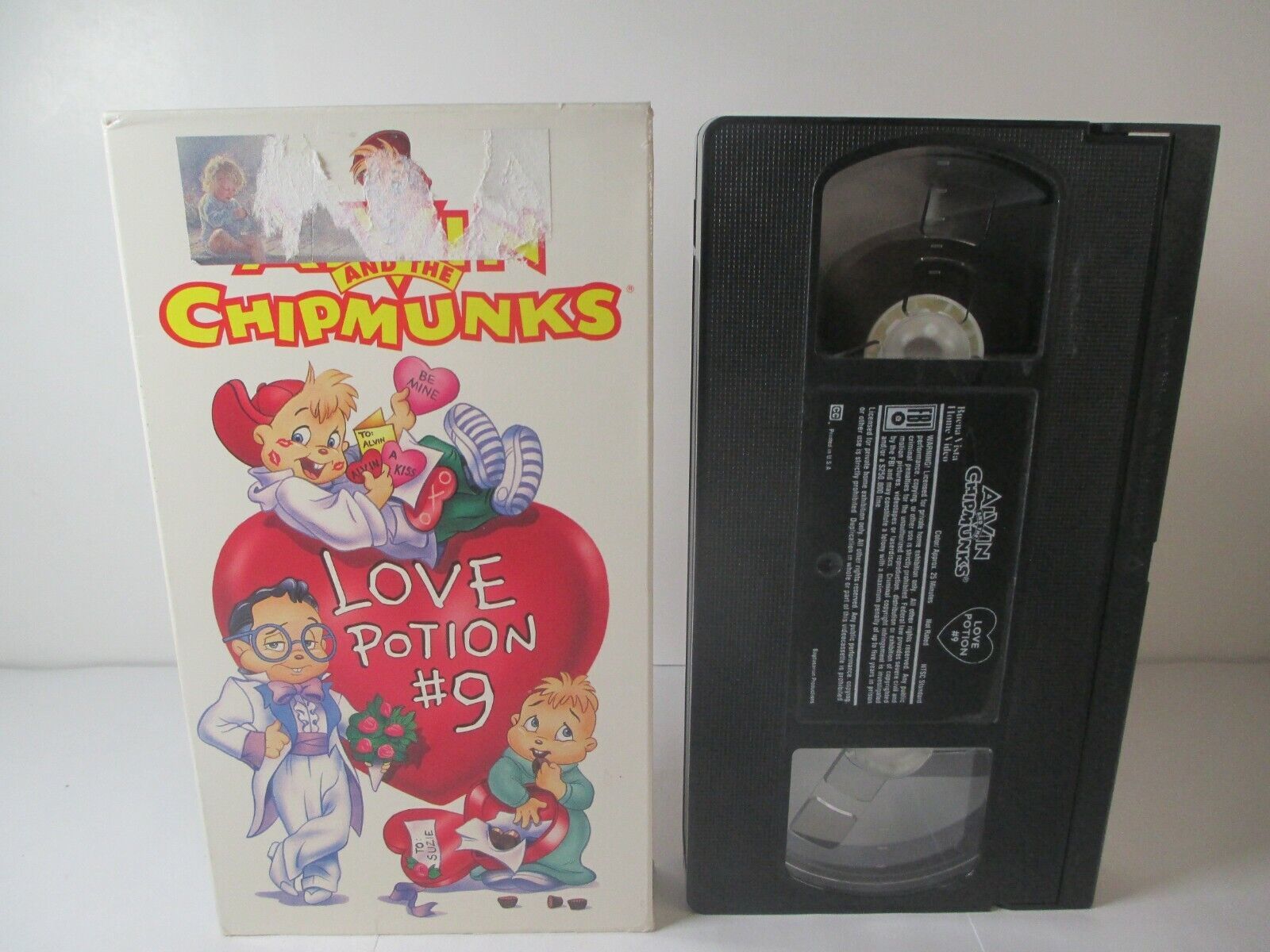 Alvin and the Chipmunks - Love Potion # 9 VHS 3 love themed Chipmunks