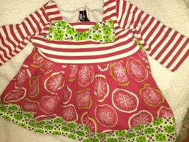 Christmas Holiday Baby Girl Toddler Dress By  Counting Daisies Size 2t - $34.65