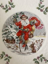 Royal Doulton Santa Claus Merry Christmas Plate Sixth in a Series Vintage - $14.03