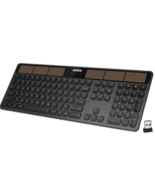  Arteck 2.4G Wireless Keyboard Stainless Steel Ultra Slim Full Size Keyb... - $29.95