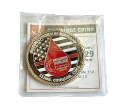 NEW Challenge Coin Firefighter Stairclimb Leukemia Lymphoma Society Cancer image 6