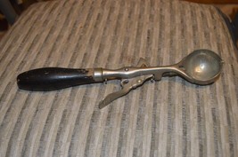 Pampered Chef Ice Cream Scoop Aluminum Liquid Filled Vintage Heavy Duty  RETIRED