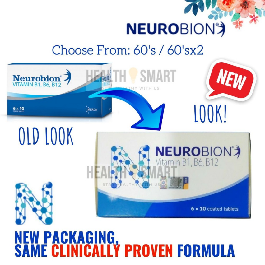 2X NEUROBION Vitamin B Complex 60's Nerve Relief Numbness TinglingNEW