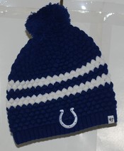 Forty Seven Brand NFL Licensed Indianapolis Colts Blue White Knit Beanie - $17.99