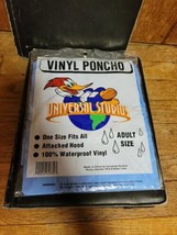 Woody Woodpecker Universal Studios Adult  Vinyl Rain Poncho VTG NOS NiP ... - $16.00