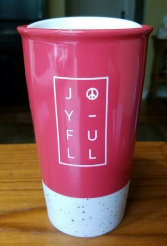 Starbucks Holiday Reusable Hot Cups Red Green 16 oz EUC