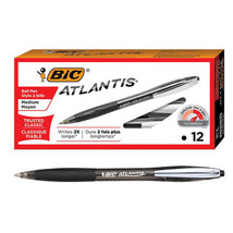 240 Pens) BiC GSM240-A-BLK Round Stic Xtra and 27 similar items