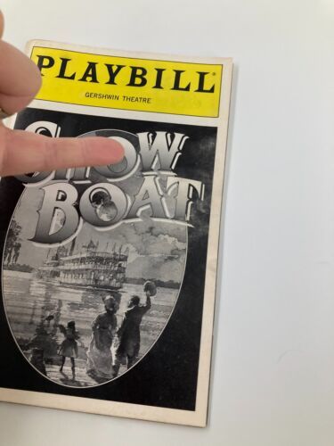 1995 Playbill Gershwin Theatre Show Boat and similar items