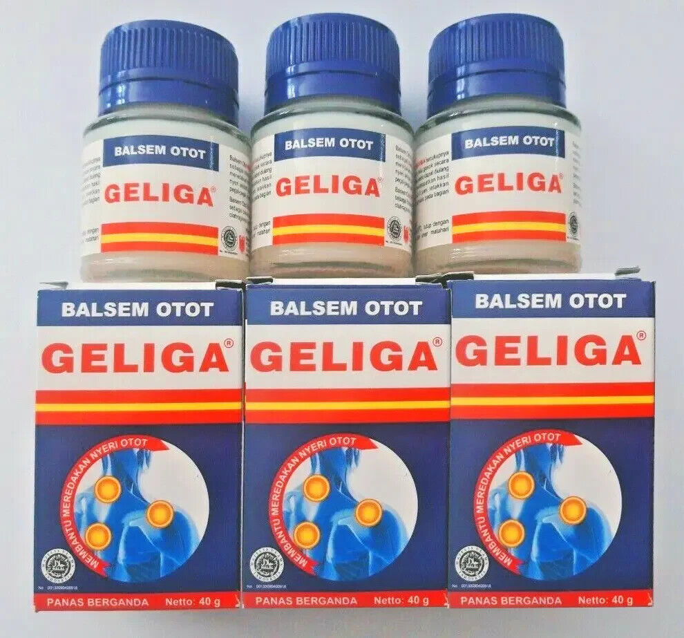 3x Geliga Muscular Balm Balsem Otot Geliga and 50 similar items