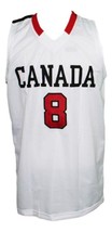 Andrew Wiggins #8 Team Canada Basketball Jersey Sewn White Any Size image 1