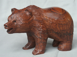 8.5” Hand Carved Desert Ironwood Bear, T20.2 - $147.00