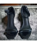 Saint Laurent Black Patent Opyum Ankle Strap Sandals. good used conditio... - $600.00