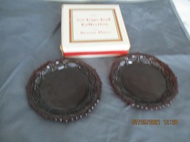Set of 2 Avon Cape Cod RUBY RED dessert Plates(2sets available - $15.99