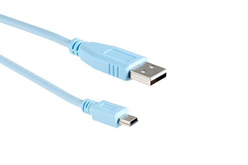 5ft RJ45 to RJ45 Rollover Console Cable - LtBlue 