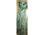 New 38 Carlos Miele Womens 4 Silk Runway Gown Dress Strapless Silk Green Snake  - $4,232.25