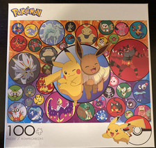 Pokemon - Eevee and Pikachu, 100 Pieces, Buffalo Games