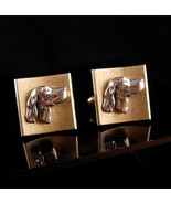 Vintage Dog Cufflinks - Golden Retriever -  Cocker Spaniel - Irish sette... - $110.00