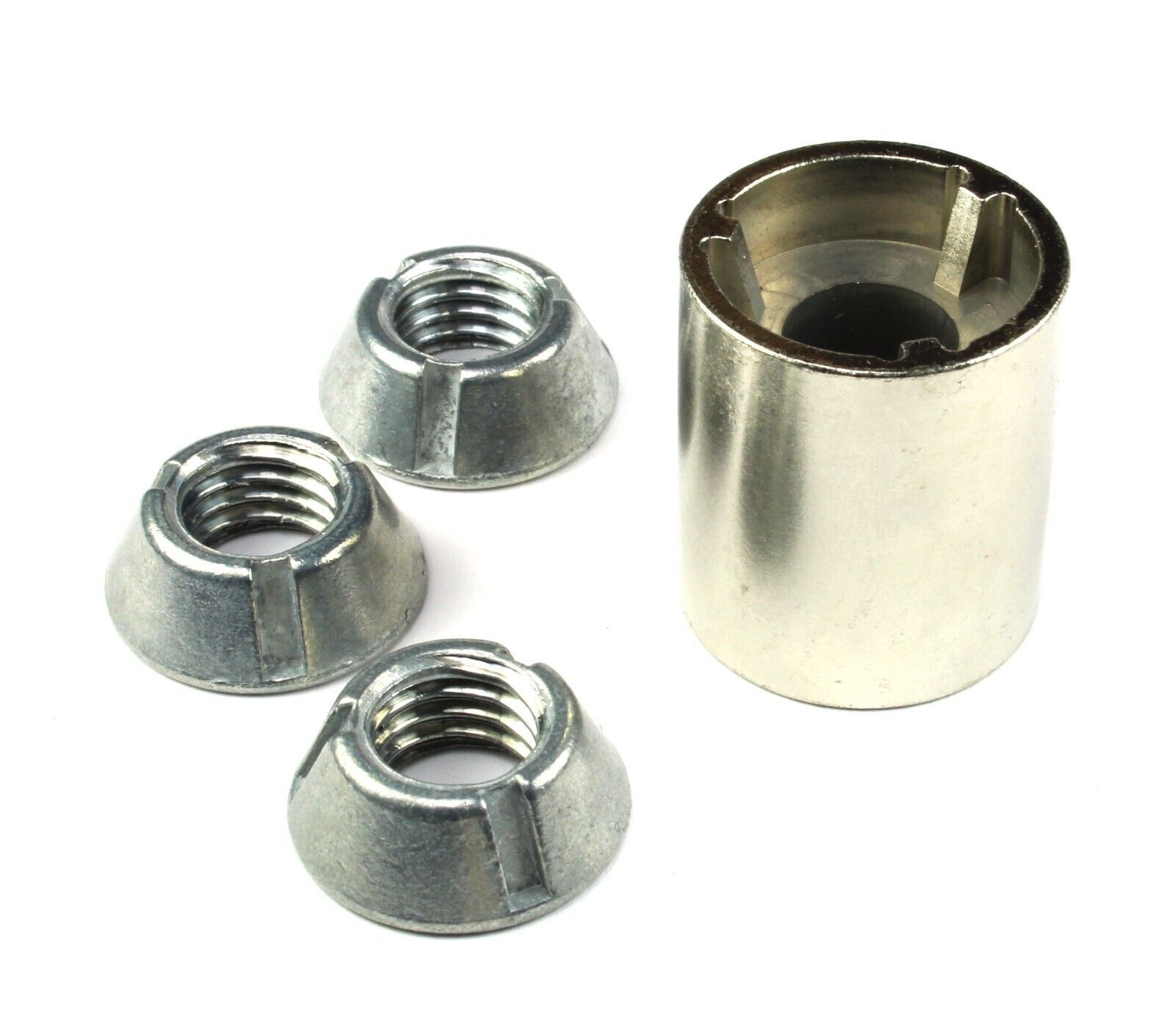 Installation Tool + 3pc 1/213 TriGroove Tamper Proof Security Nuts