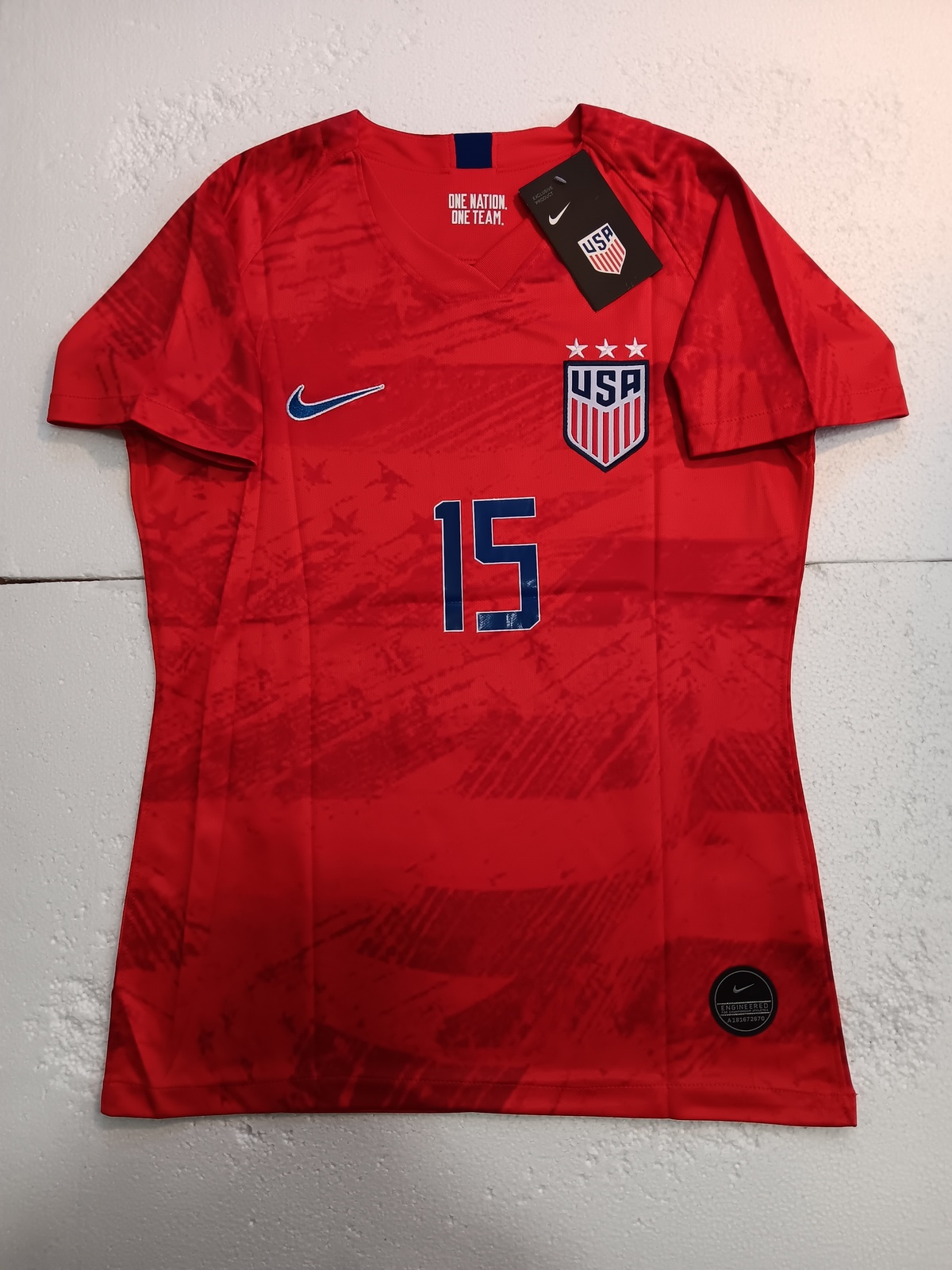 Megan Rapinoe Usa Uswnt 2019 World Cup 3 Star Away Womens Soccer Jersey 2018 19 Soccer World Cup 