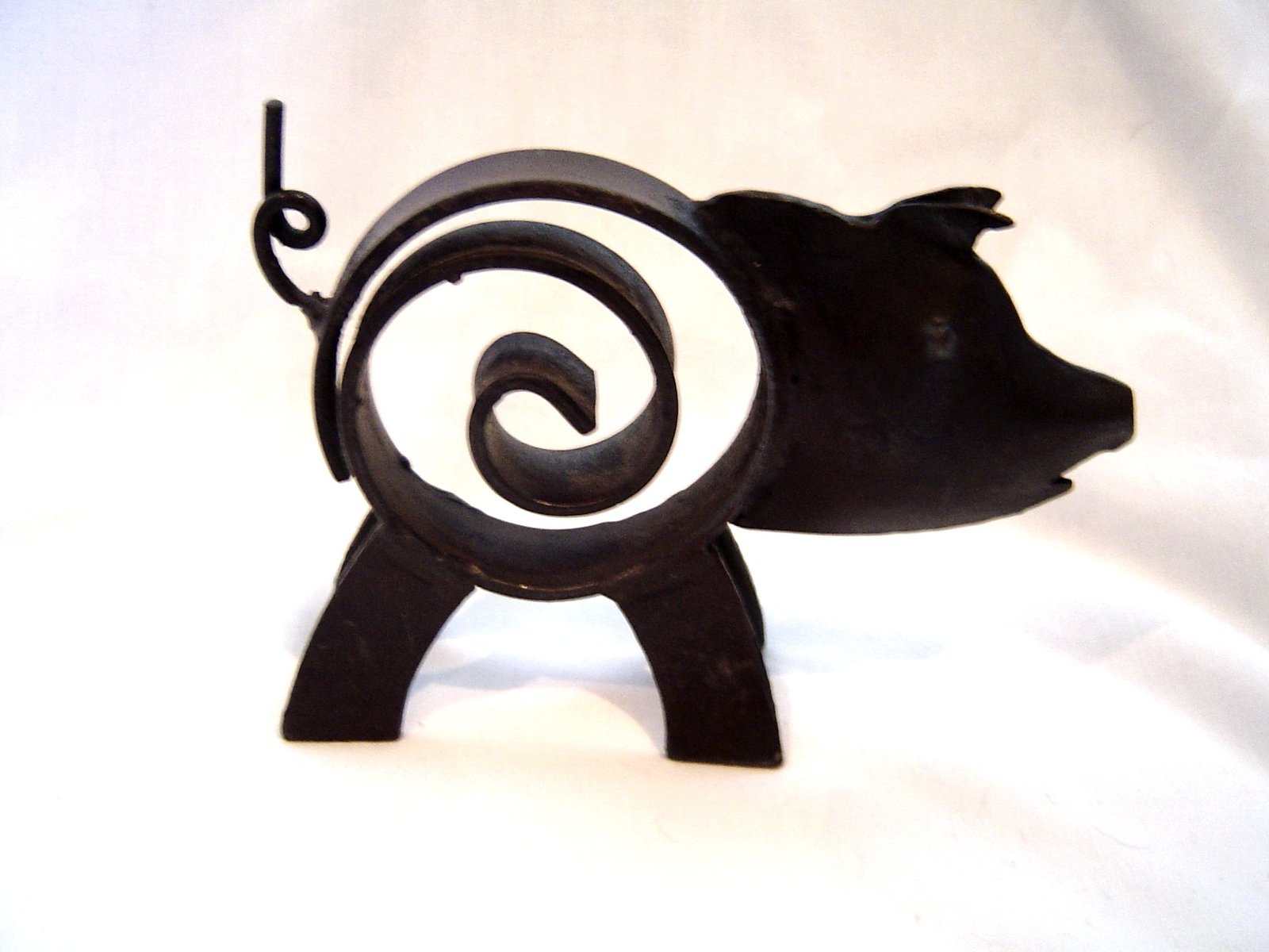 Primary image for  Black Metal Cast Iron Pig Spiral