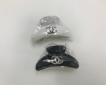Chanel VIP Gift Hair Clips 2pcs set, 1 black, 1 white. - $39.95