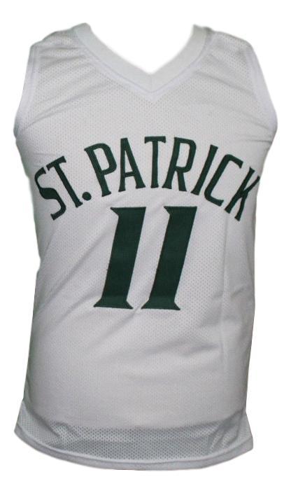 Kyrie irving st patrick high school basketball jersey white   1