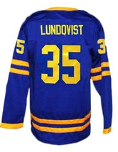 Any Name Number Tre Kronor Sweden Hockey Jersey Blue Lundqvist Any Size image 2