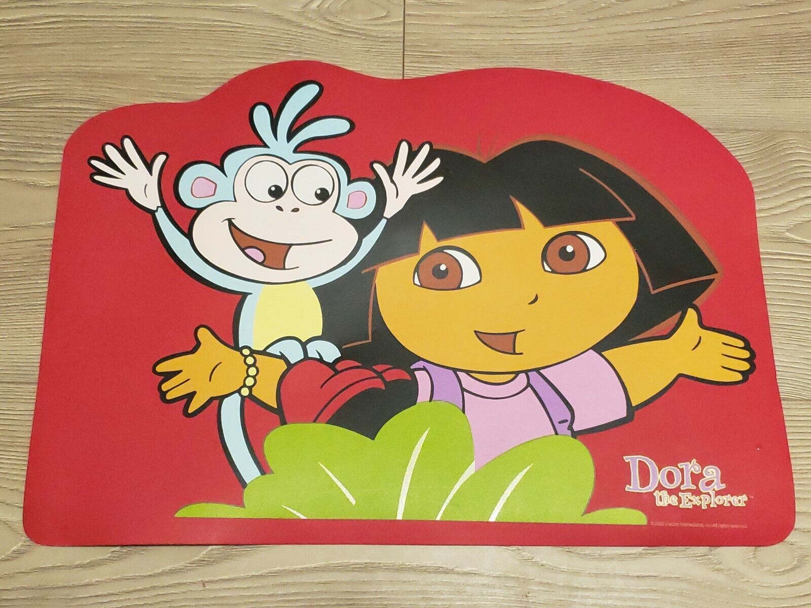 Dora The Explorer Placemat 2002 Food Kids Thick Placemats
