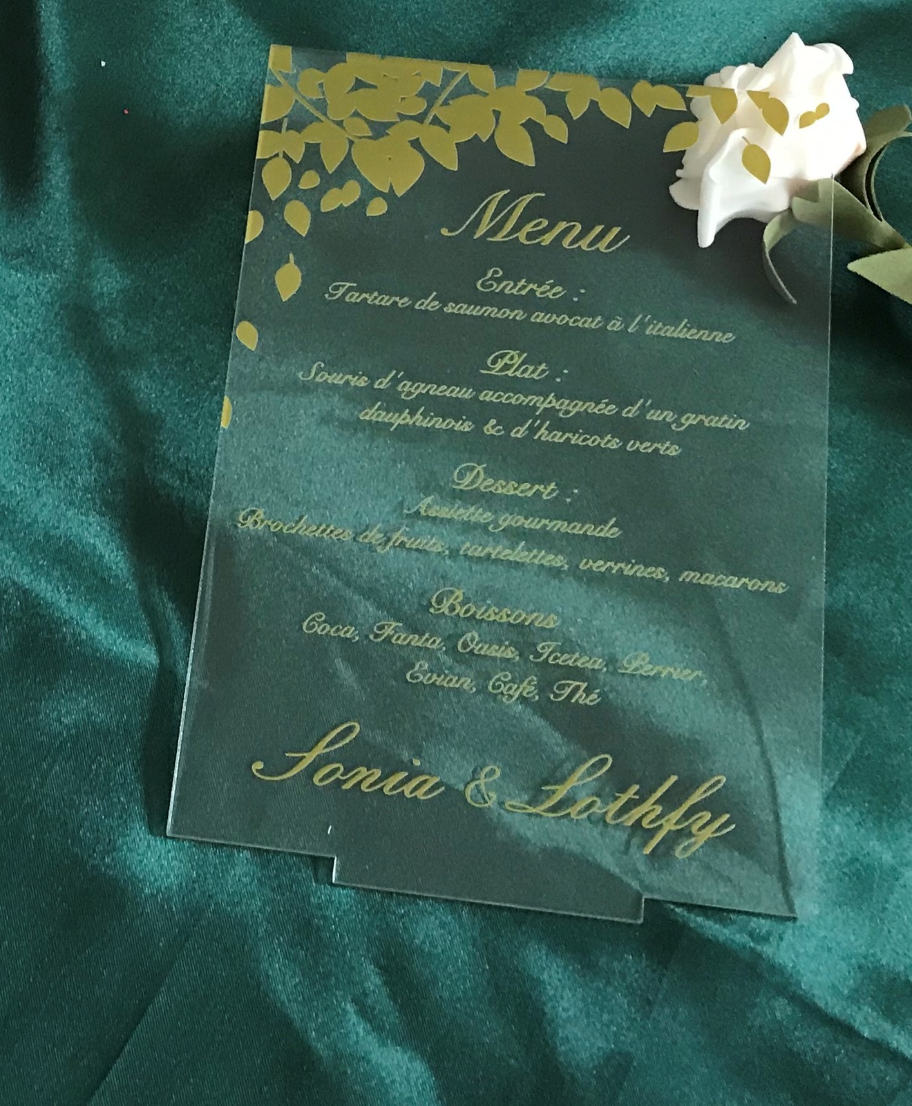 Acrylic Wedding Invitations,10pcs Custom and 50 similar items