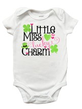 Little Miss Lucky Charm Children's T-Shirt, St. Patricks Day Shirt for Kids - $9.99